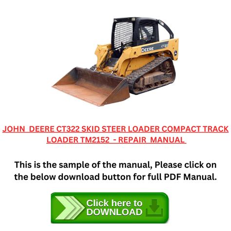 john deere ct322 skid steer|john deere ct322 service manual.